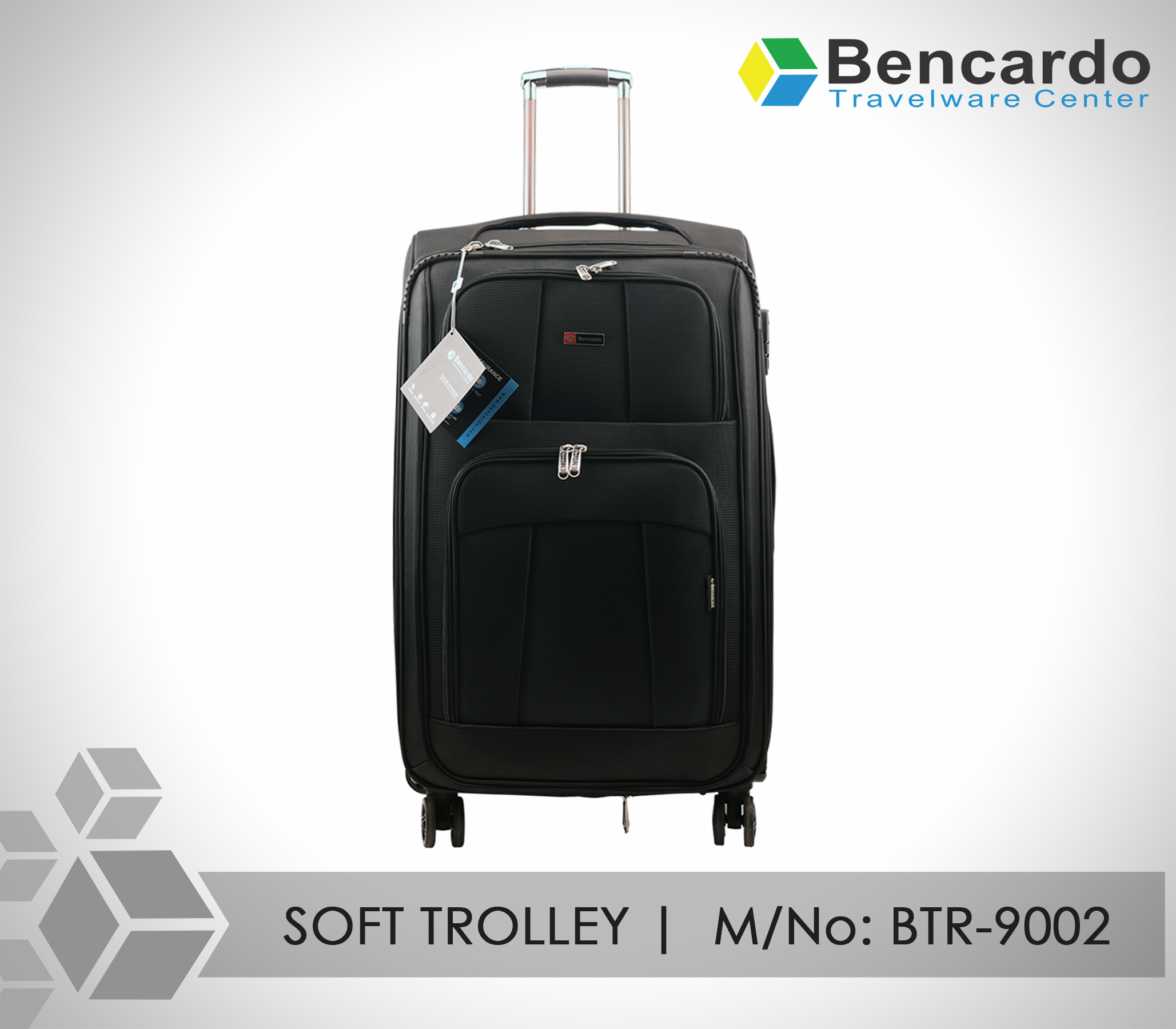 Bencardo Premium Soft Luggage Travel Trolley – BTR-9002
