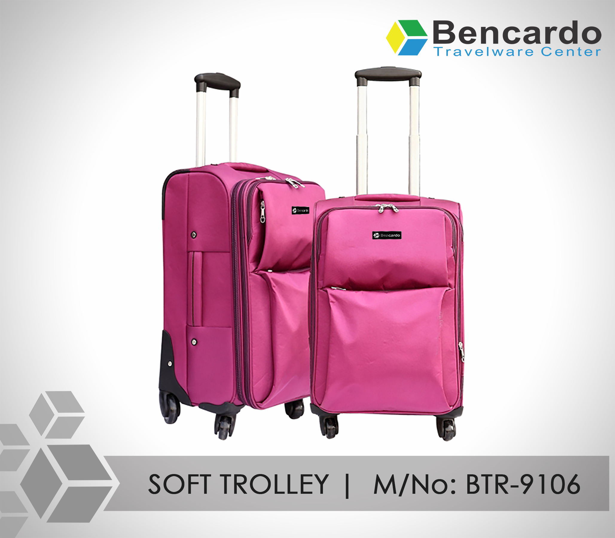 Bencardo Stylish Soft Luggage Trolley – BTR-9106