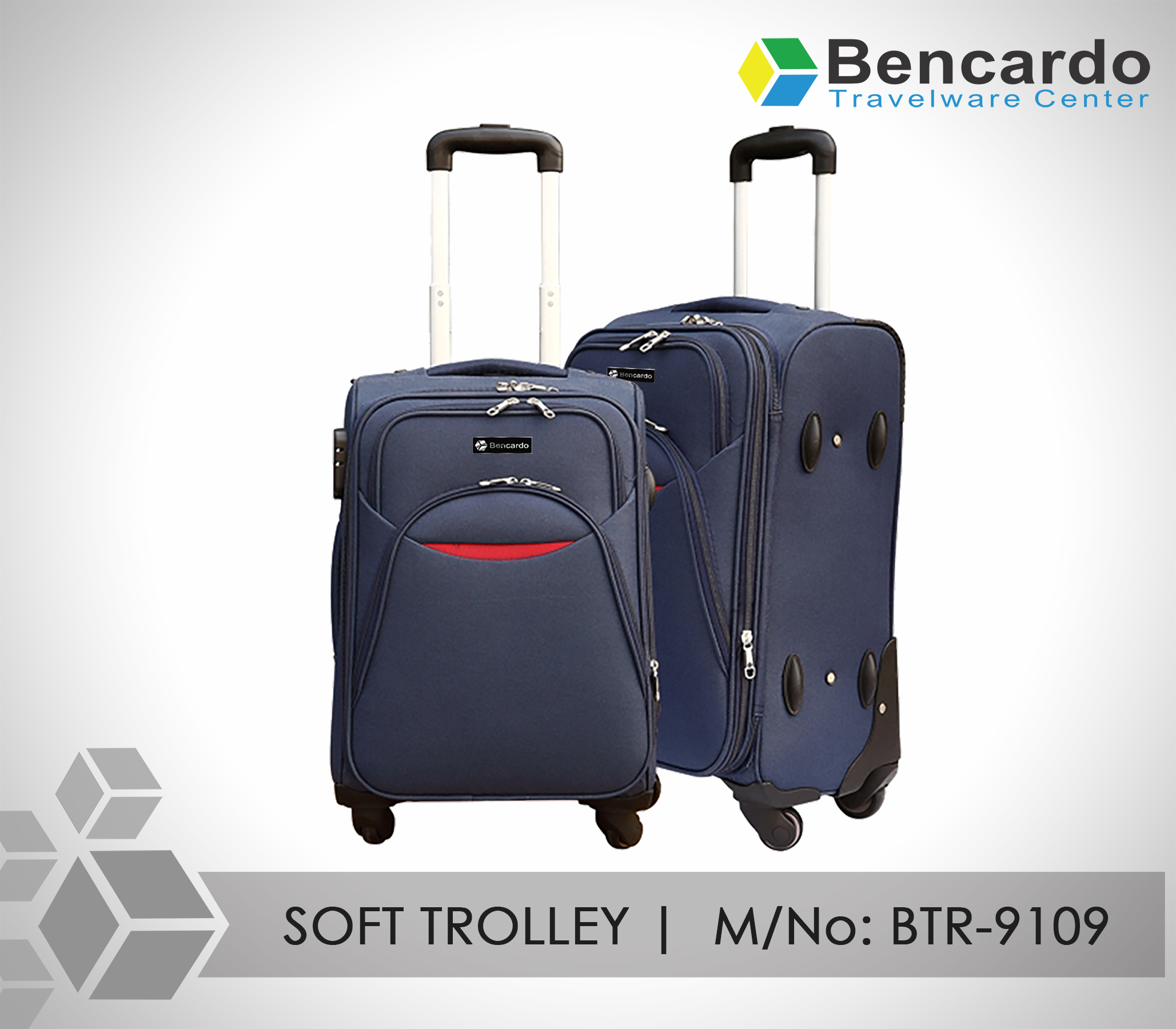 Bencardo Soft Fabric Spinner Luggage – BTR-9109
